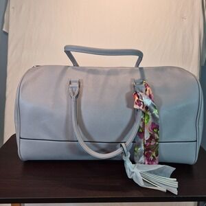 NWOT Ms Lovely Weekender Duffle Bag Women's Large PU Leather with Satin Interior